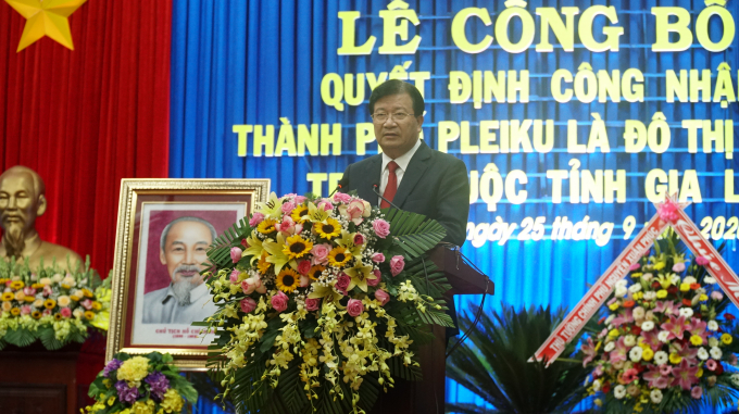 Phó Thủ tướng phát biểu tại lễ trao quyết định