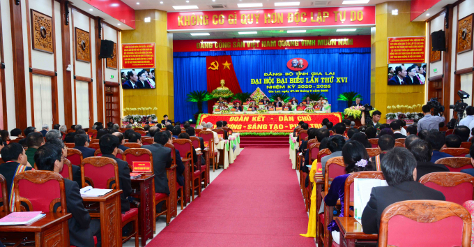 Đại hội Đảng bộ tỉnh Gia Lai chính thức khai mạc.