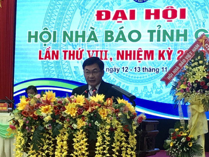 Ông Huỳnh Kiên giữ chức Chủ tịch Hội Nhà báo tỉnh Gia Lai nhiệm kỳ 2020-2025.
