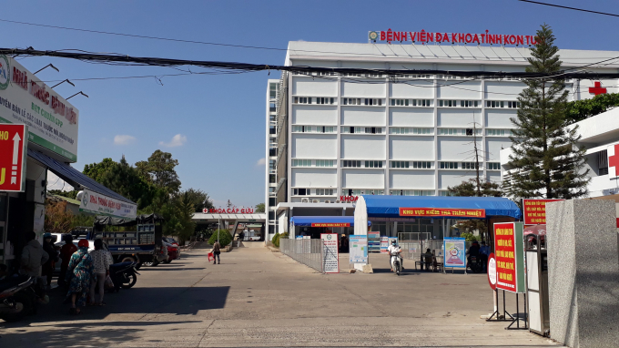 Bệnh viện Đa khoa tỉnh Kon Tum đang điều trị các bệnh nhân.