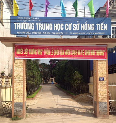 Trường THCS Hồng Tiến sau 50 năm xây dựng và phát triển.