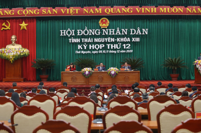 Kỳ họp thứ 12, HĐND tỉnh Thái Nguyên khóa XIII sẽ tiến hành bầu các chức danh chủ chốt của tỉnh. Ảnh : Đồng Văn Thưởng.