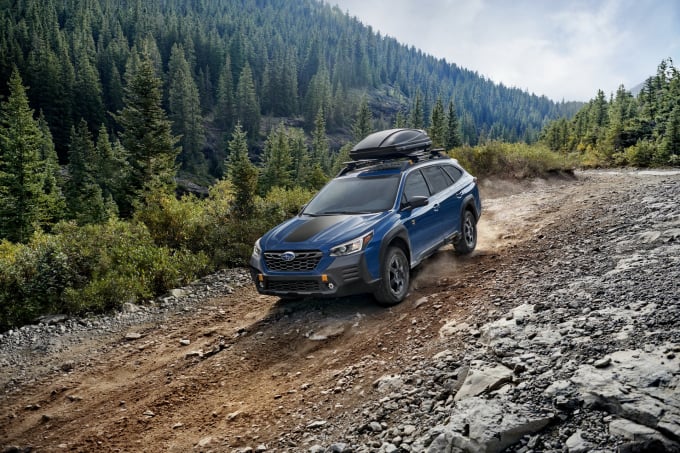 Subaru Outback Wilderness mới chắc chắn ra mắt trong lớp sơn Geyser Blue mới.