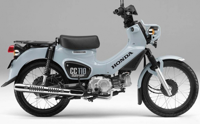 Honda Cross Cub 110 phiên bản đặc biệt không có quá nhiều sự thay đổi về mặt thiết kế .