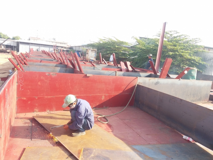Đầu năm 2020, ngành công nghiệp đóng tàu tại Tiền Giang đã khởi sắc.