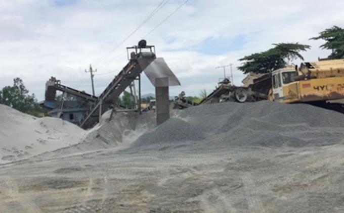 Công ty TNHH xây dựng Minh Bình đã có hành vi khai thác khoáng sản trái phép tại xã Suối Bạc, huyện Sơn Hòa, tỉnh Phú Yên. Ảnh: Anh Ngọc.