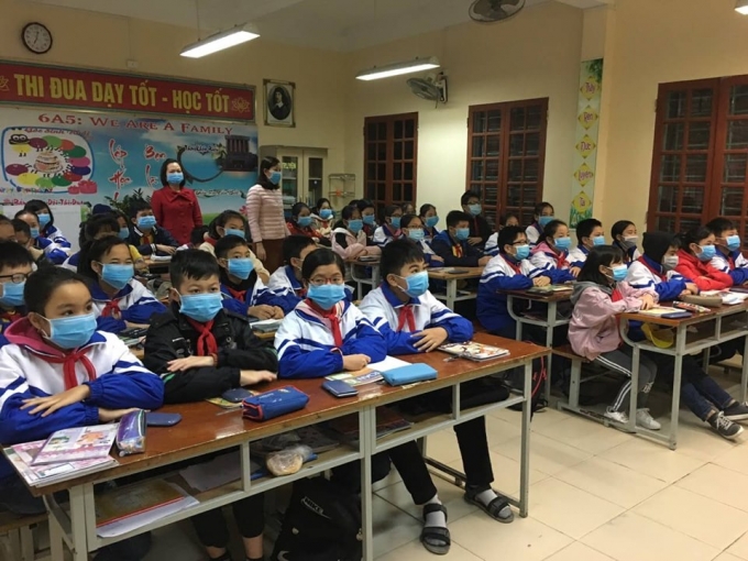 Học sinh Nam Định trở lại học tập vào ngày 17/2 (Ảnh minh họa).