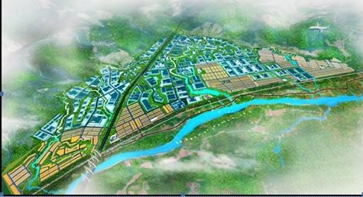 Theo quy hoạch tổng thể, Khu Kinh tế Nhơn Hội (Bình Định) được chia thành 8 phân khu, phân khu 8 thuộc phần mở rộng tại xã Canh Vinh (huyện Vân Canh). Ảnh: Đình Thung.