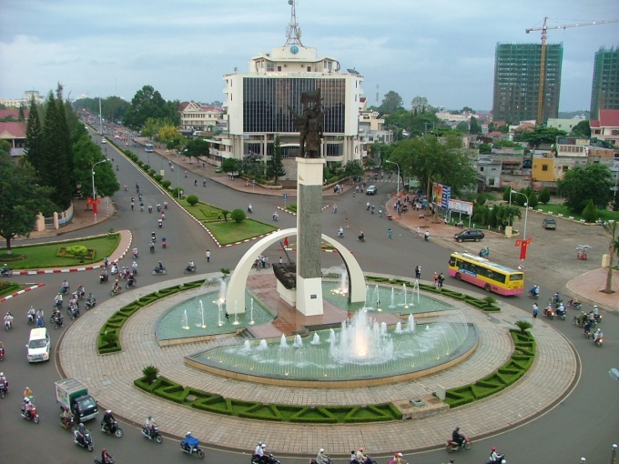 Bộ mặt thành phố Buôn Ma Thuột, Đắk Lắk ngày càng thay đổi nhanh chóng.
