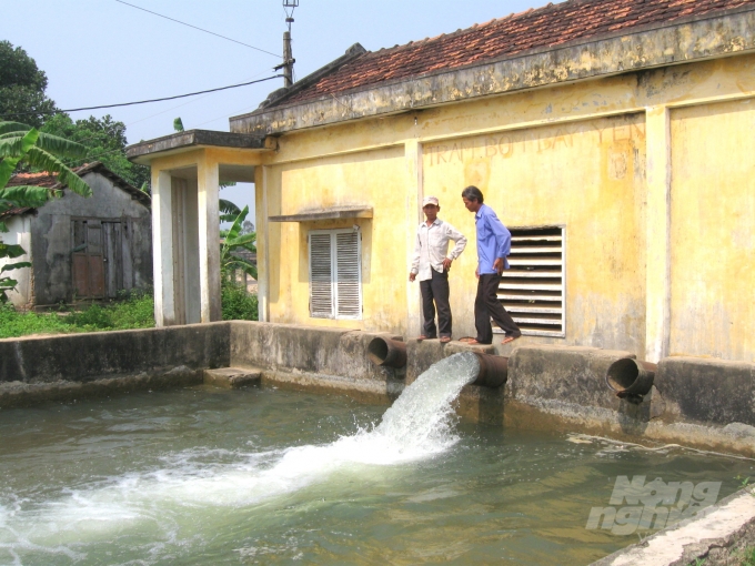 Bình Định đã kiện toàn các tổ thủy nông với 300 thành viên để quản lý, phân phối, điều tiết nước từ các công trình thủy lợi