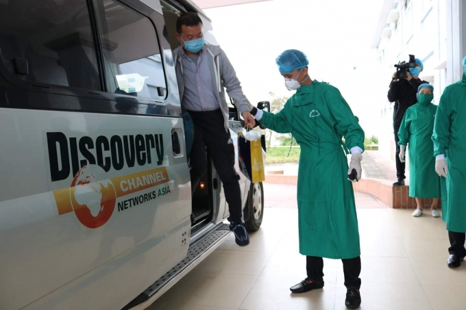 Những trường hợp đi cùng chuyến bay với bệnh nhân thứ 17 nhiễm Covid-19 đếu được rà soát và đưa đến cách ly tập trung tại Cơ sở 2 Bệnh viện Việt Tiệp: Ảnh: BVVT.