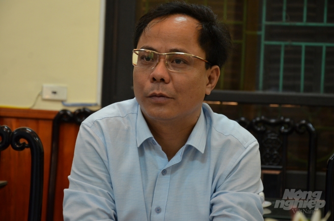 Ông Nguyễn Sinh Tiến - Phó Giám đốc Sở NN-PTNT, Chánh văn phòng Điều phối Nông thôn mới tỉnh Nam Định. Ảnh: Dương Đình Tường.