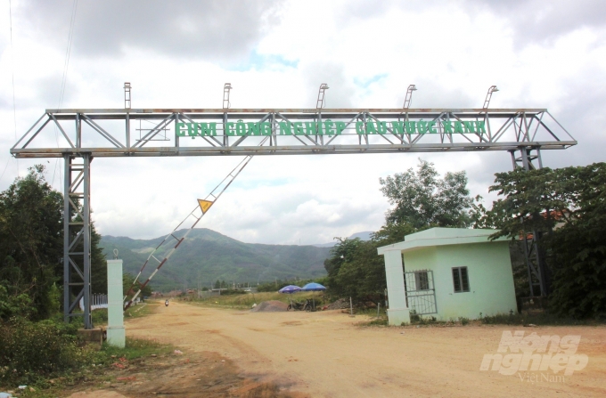 Cụm công nghiệp Cầu Nước Xanh nằm trên địa bàn xã Bình Nghi (huyện Tây Sơn Bình Định), nơi 