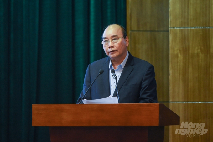 Thủ tướng Nguyễn Xuân Phúc cho rằng quân đội đã tạo được niềm tin cho nhân dân trong nước và quốc tế trong quá trình phòng chống dịch. Ảnh: Tùng Đinh.