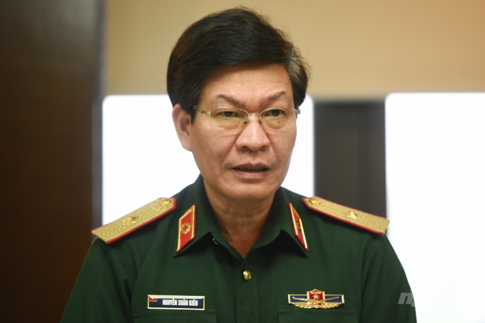 Thiếu tướng Nguyễn Xuân Kiên, Cục trưởng Cục Quân y. Ảnh: Tùng Đinh.