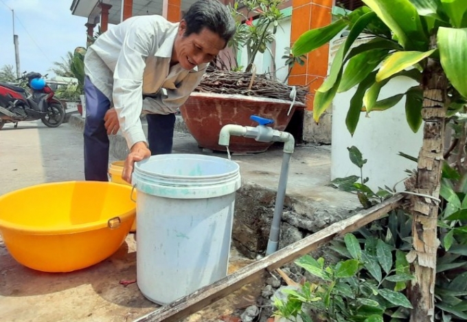 Gia đình ông Nguyễn Văn Cục lo lắng thiếu nước để vệ sinh phòng chống Covid-19.