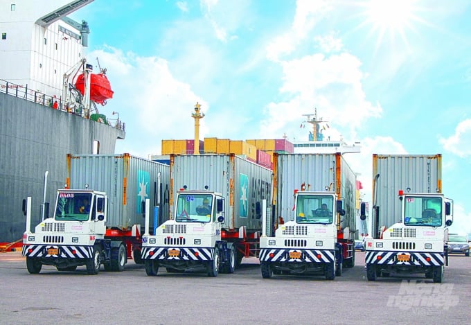 Những container chờ 