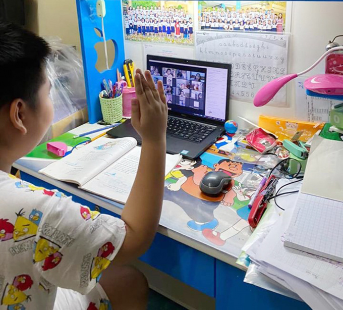 Cần tăng cường công tác đảm bảo an toàn cho trẻ mầm non, học sinh, sinh viên trong quá trình học tập qua Internet. Ảnh: M.Hương.