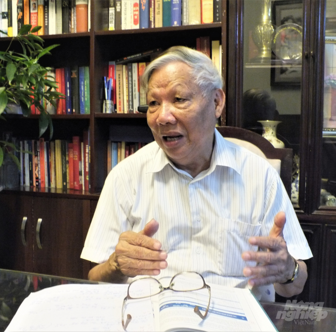 Ông Lê Huy Ngọ cựu Bộ trưởng Bộ Nông nghiệp và PTNT. Ảnh: Lê Bền.