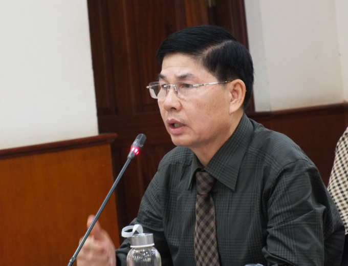 Ông Đỗ Xuân Lập, Chủ tịch Hiệp hội Gỗ và Lâm sản Việt Nam. Ảnh: Lê Bền