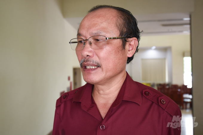 Ông Nguyễn Văn Trọng, Cục phó Cục Chăn nuôi chia sẻ về những dự án Bộ NN-PTNT đang phối hợp triển khai tại Tuyên Quang. Ảnh: Tùng Đinh.
