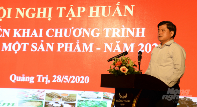 Thứ trưởng NN-PTNT Trần Thanh Nam phát biểu tại hội nghị. Ảnh: Kế Toại. 