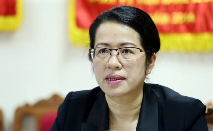 Bà Nguyễn Thị Phượng - Phó Tổng giám đốc Agribank. Ảnh: Minh Phúc.