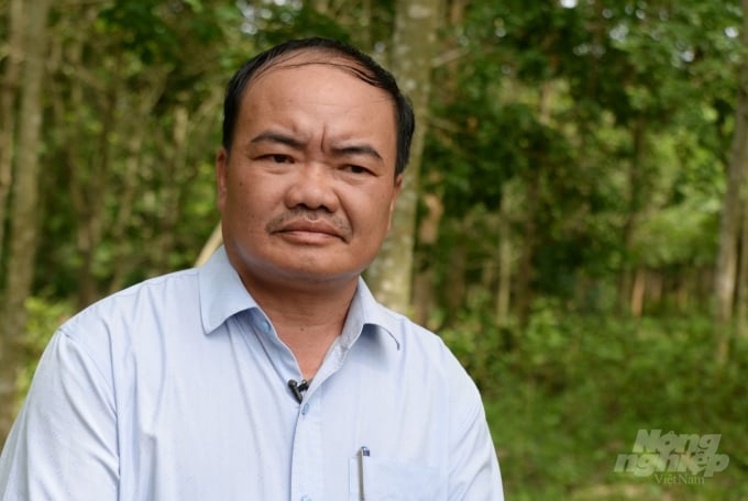Ông Hồ Xa Cách, Chủ tịch UBND xã A Dơi, huyện Hướng Hóa, tỉnh Quảng Trị. Ảnh: Kế Toại. 