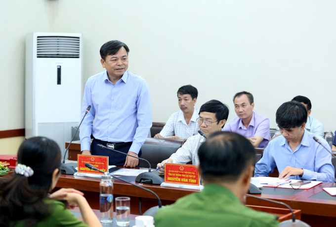 Thứ trưởng Bộ NN-PTNT Nguyễn Hoàng Hiệp cho rằng, đây là sự kiện có ý nghĩa rất quan trọng, nhằm thực thi nghiêm minh pháp luật về thủy lợi. Ảnh: Minh Phúc.