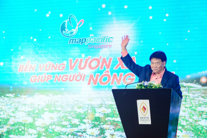 Ông Chan Chek Chiew – Tổng Giám đốc Công ty TNHH Map Pacific Singapore trong một sự kiện Hội nghị khách hàng của Công ty vào tháng 10/2019