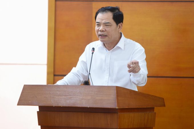 Bộ trưởng Bộ NN-PTNT Nguyễn Xuân Cường. Ảnh: Minh Phúc.