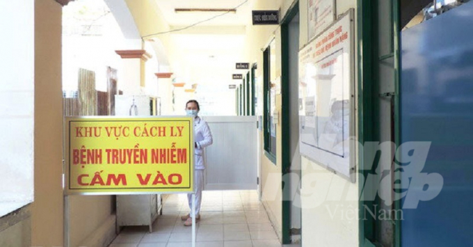 Khu cách ly tại Bệnh việnĐa khoa tỉnh Bình Định. Ảnh: Vũ Đình Thung.