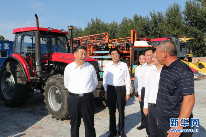 Chủ tịch Tập Cận Bình đến thăm tỉnh Cát Lâm. Ảnh: News.cn