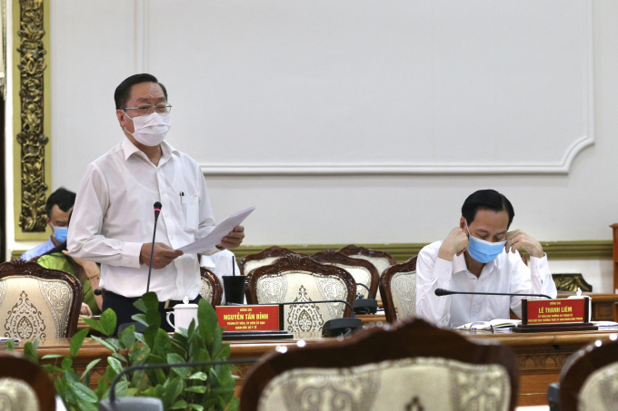 Ông Nguyễn Tấn Bỉnh, giám đốc Sở Y tế TP.HCM. Ảnh: TTBC.