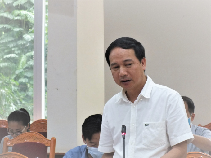 Ông Nguyễn Huy Nhuận, PGĐ Sở NN-PTNT tỉnh Hòa Bình. Ảnh: Lê Bền.
