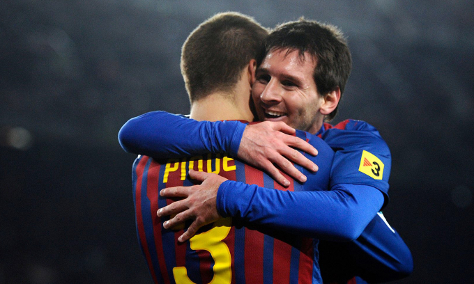 Messi đã chơi bóng ở Barca từ năm 2001. Ảnh: Getty.