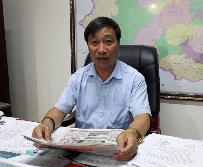 Chuyên gia nông nghiệp Nguyễn Văn Lập hiến kế phát triển vụ đông. Ảnh: Việt Khánh.