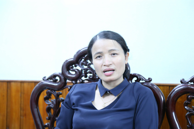 Bà Vũ Thị Hà, Phó Giám đốc Sở NN-PTNT Hải Dương chia sẻ với Báo NNVN về kế hoạch sản xuất vụ đông xuân 2020 - 2021. Ảnh: Minh Phúc.