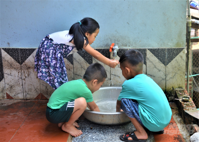 Có 86,5% hộ dân ở Tuyên Quang được sử dụng nước hợp vệ sinh môi trường. Ảnh: Đào Thanh.