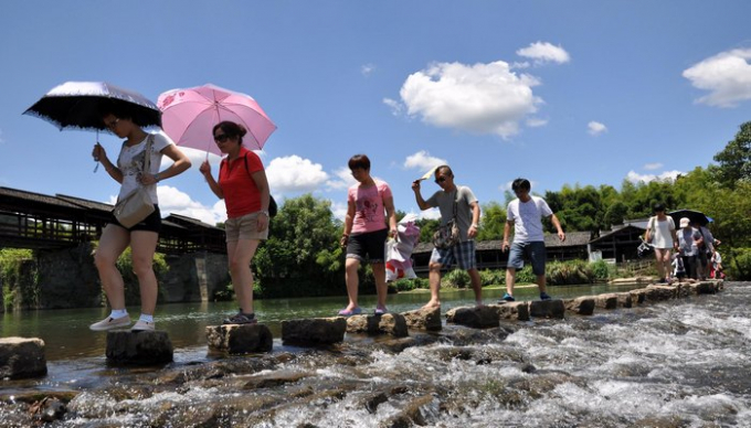 Kết quả khảo sát cho thấy có trên 70% cư dân đô thị Trung Quốc chọn các tua du lịch sinh thái ở nông thôn. Ảnh: CTN