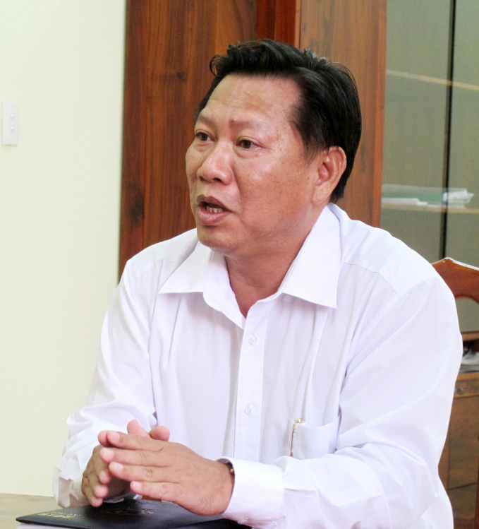 Ông Trần Anh Thư, Phó chủ tịch UBND tỉnh An Giang. Ảnh: Lê Hoàng Vũ.