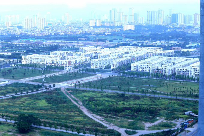 Đất nông nghiệp, nghĩa trang ở Đại Kim, Thanh Liệt thành siêu dự án của Tập đoàn Bitexco. Ảnh: MP.