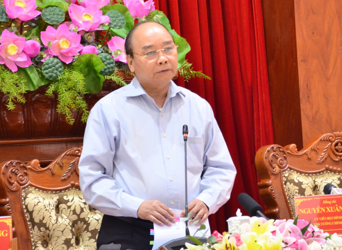 Thủ tướng chủ trì hội nghị phòng chống hạn mặn mùa khô 2020 - 2021 vào chiều ngày 23/9 tại Tiền Giang. Ảnh: Minh Đảm.