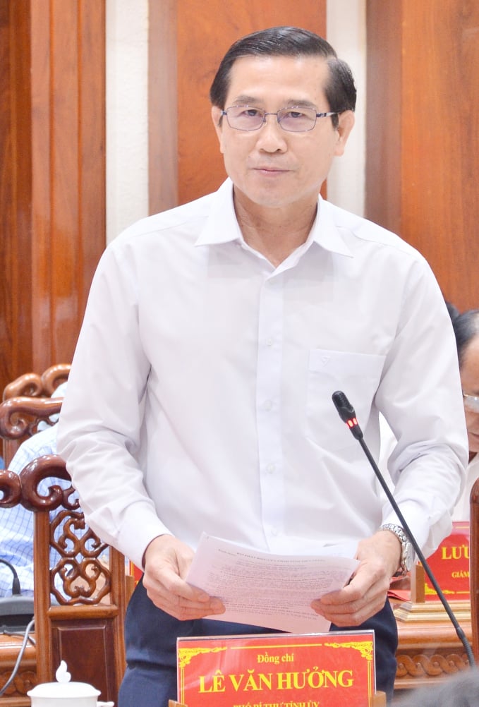 Ông Lê Văn Hưởng, Chủ tịch UBND tỉnh Tiền Giang: Tập trung bảo vệ 80.000 ha cây ăn trái.