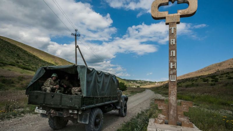 Lệnh thiết quân luật đã được ban bố trên toàn vùng xung đột Nagorno - Karabakh. Ảnh: Getty Images.