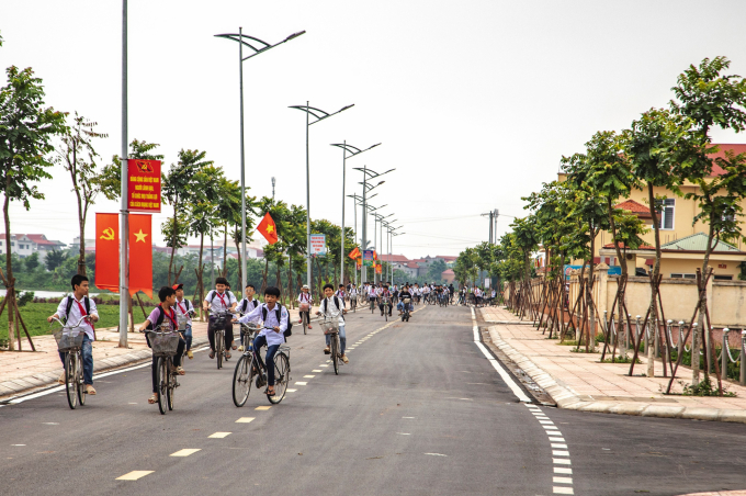 Đường giao thông nông thôn xã Ngũ Kiên, huyện Vĩnh Tường