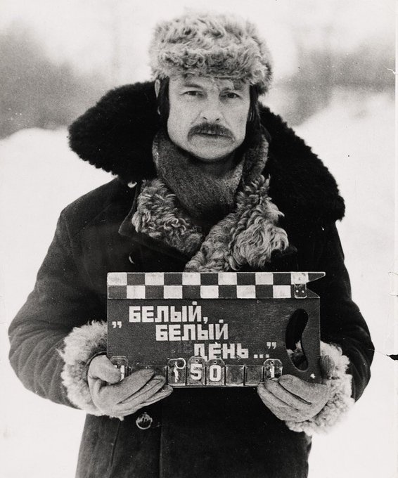 Đạo diễn Andrei Tarkovsky ở phim trường.