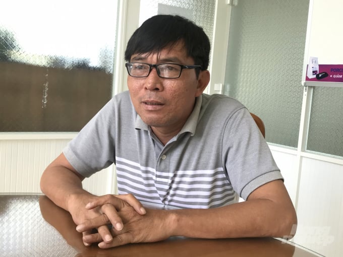 Ông Huỳnh Đức Duy Linh, Giám đốc Công ty TNHH Giống – chăn nuôi Việt Thắng Bình Định. Ảnh: Vũ Đình Thung.