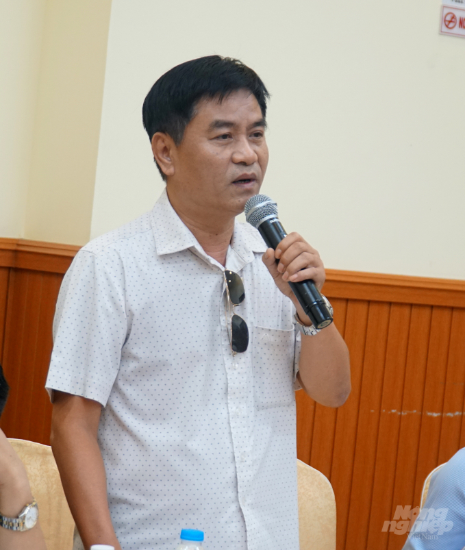 Phó giám đốc Trung tâm dịch vụ việc làm TP.HCM Nguyễn Văn Tứ. Ảnh: Nguyễn Thủy.