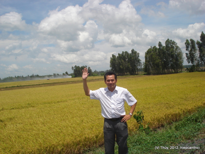 TS Trần Hữu Hiệp - chuyên gia đắc lực viết về kinh tế nông nghiệp. Ảnh: THH.